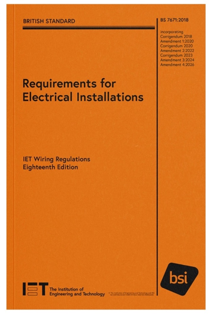 18th Edition IET Wiring Regulation Course London